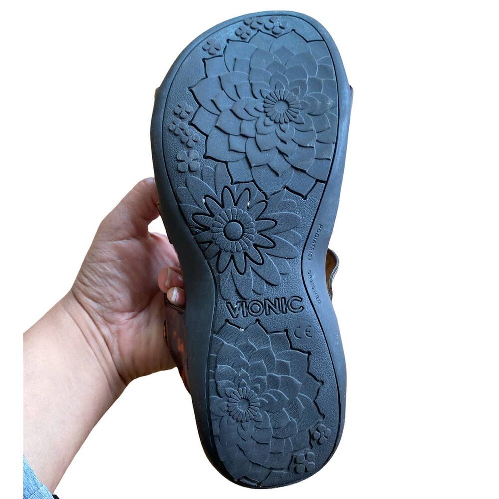 Vionic Gladiator Amber Tortoise Comfort Sandals 8… - image 6